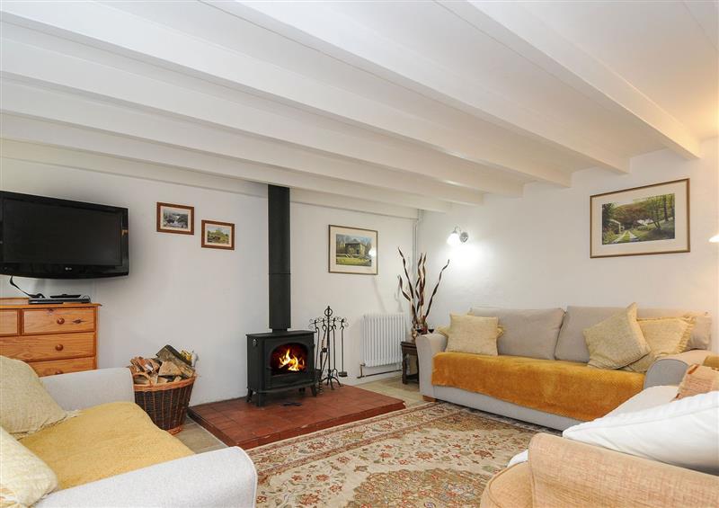 This is the living room at Henwood Barn, Henwood near Upton Cross