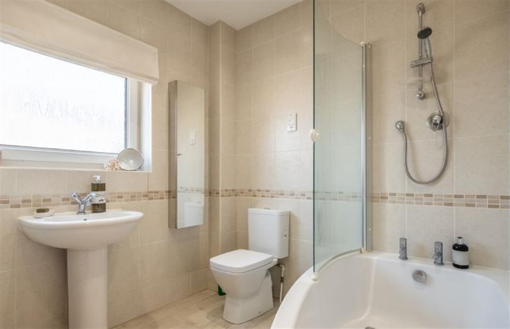 First floor: Family bathroom at Herberts, Wells-next-the-Sea