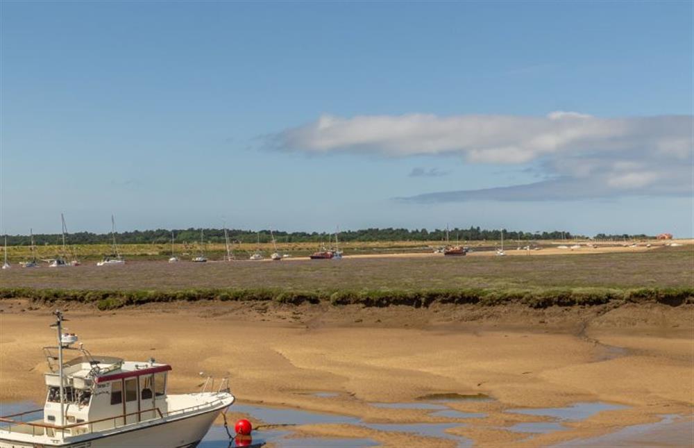 Looking across the marches at low tide at Herberts, Wells-next-the-Sea