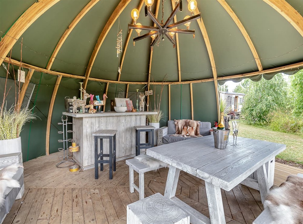 Patio (photo 2) at Herbies Shepherd Hut in Nottingham, Leicestershire