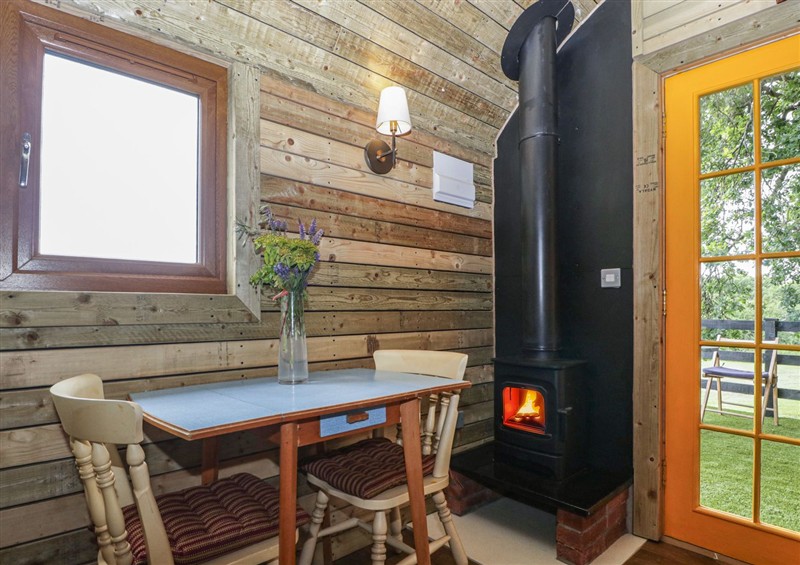 Inside at Hercules Shepherds Hut, Congresbury
