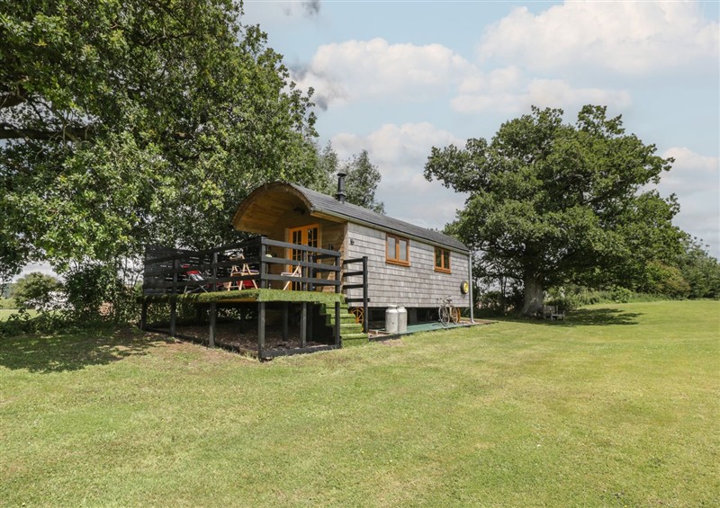 The setting of Hercules Shepherd's Hut at Hercules Shepherds Hut, Congresbury