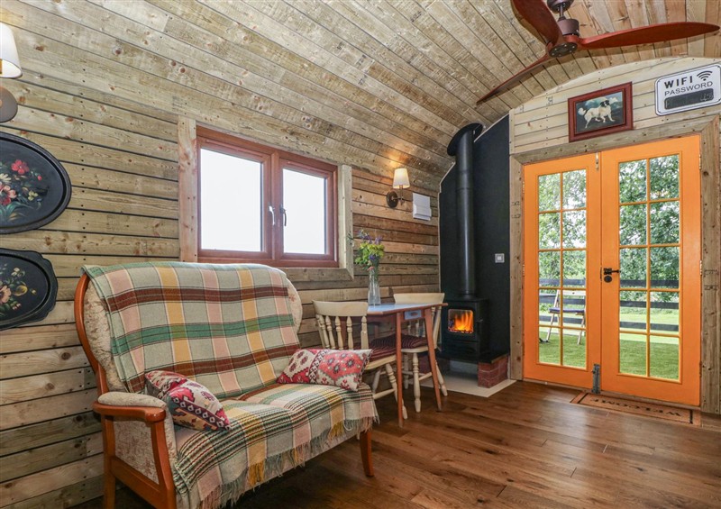 This is the setting of Hercules Shepherd's Hut at Hercules Shepherds Hut, Congresbury