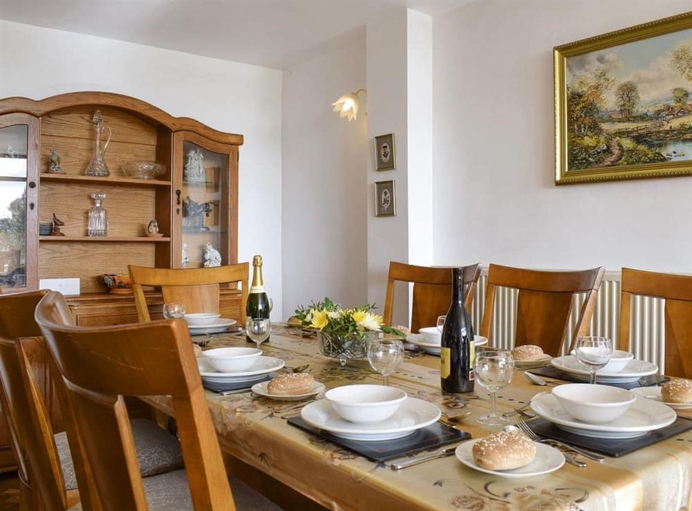 Light and airy dining room at High Gate, 