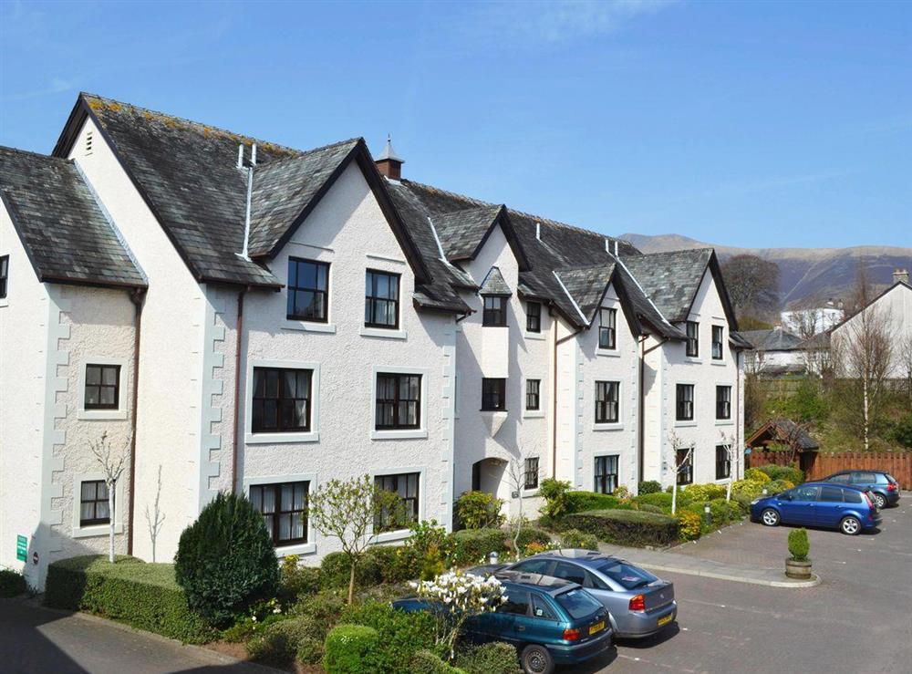 Courtyard at Hewetson Court at Herdwick Heights in Keswick, Cumbria
