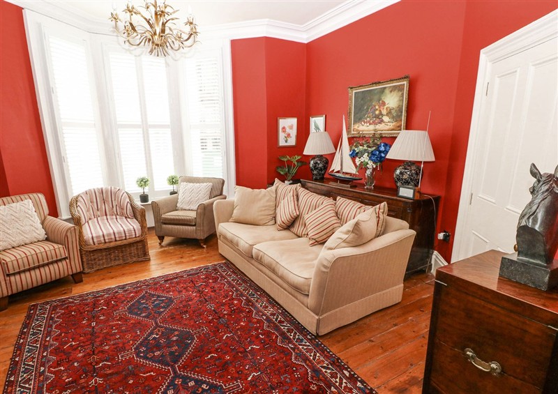 Enjoy the living room at Hereford House, Tenby
