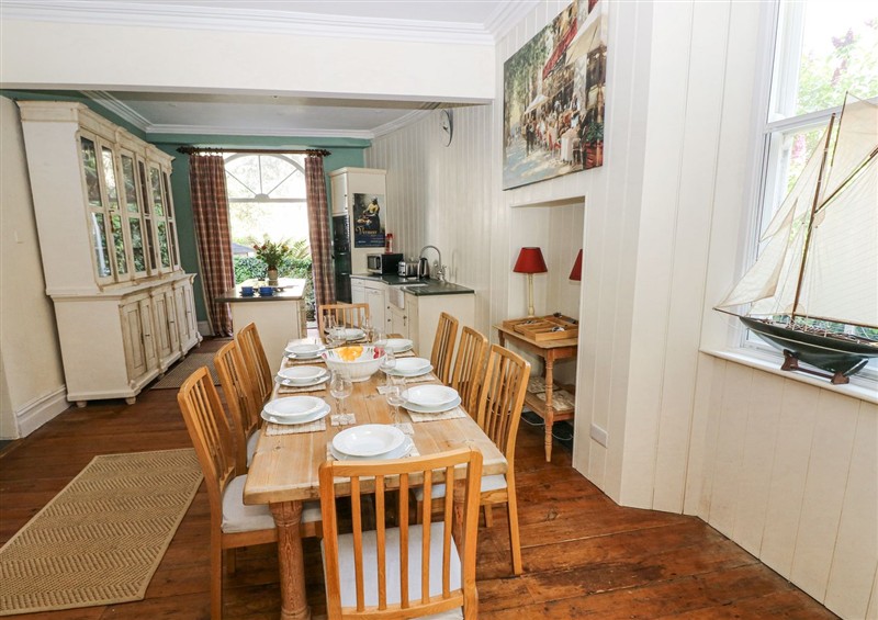 The dining area at Hereford House, Tenby