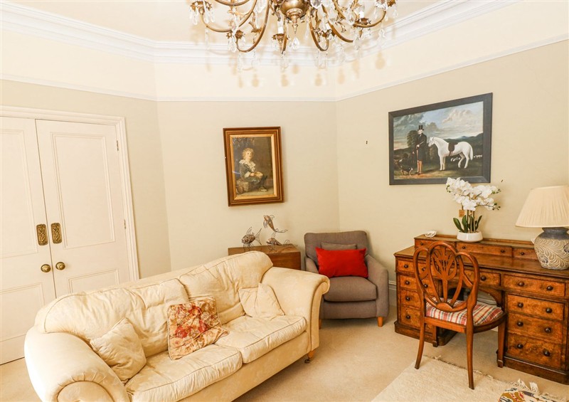 The living area at Hereford House, Tenby