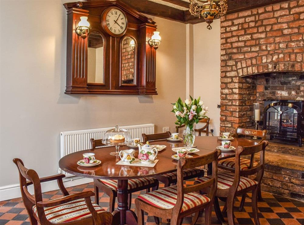 Dining room at Heritage Lodge in Rhyl, Denbighshire