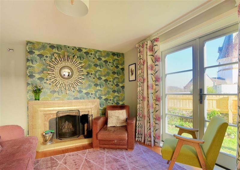 This is the living room at Hernelee Cottage, Lyme Regis