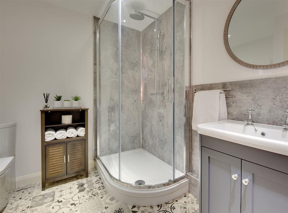 Shower room at Heron Apartment in Berwick-upon-Tweed, Northumberland