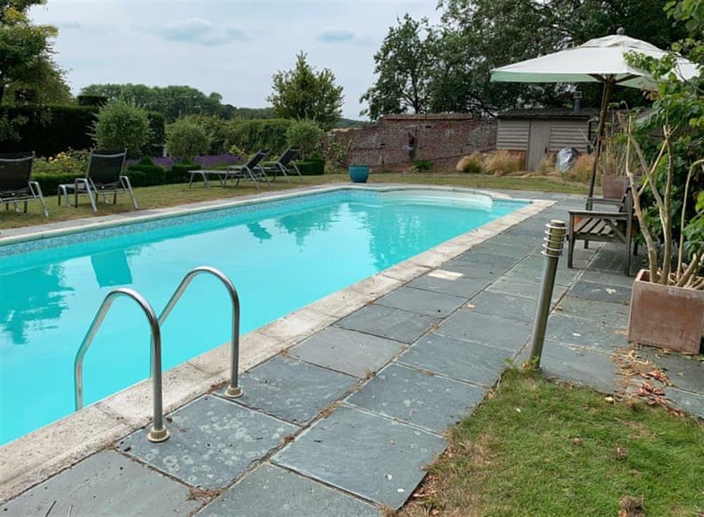 Swimming pool at Heron Barn in Holingbourne, England