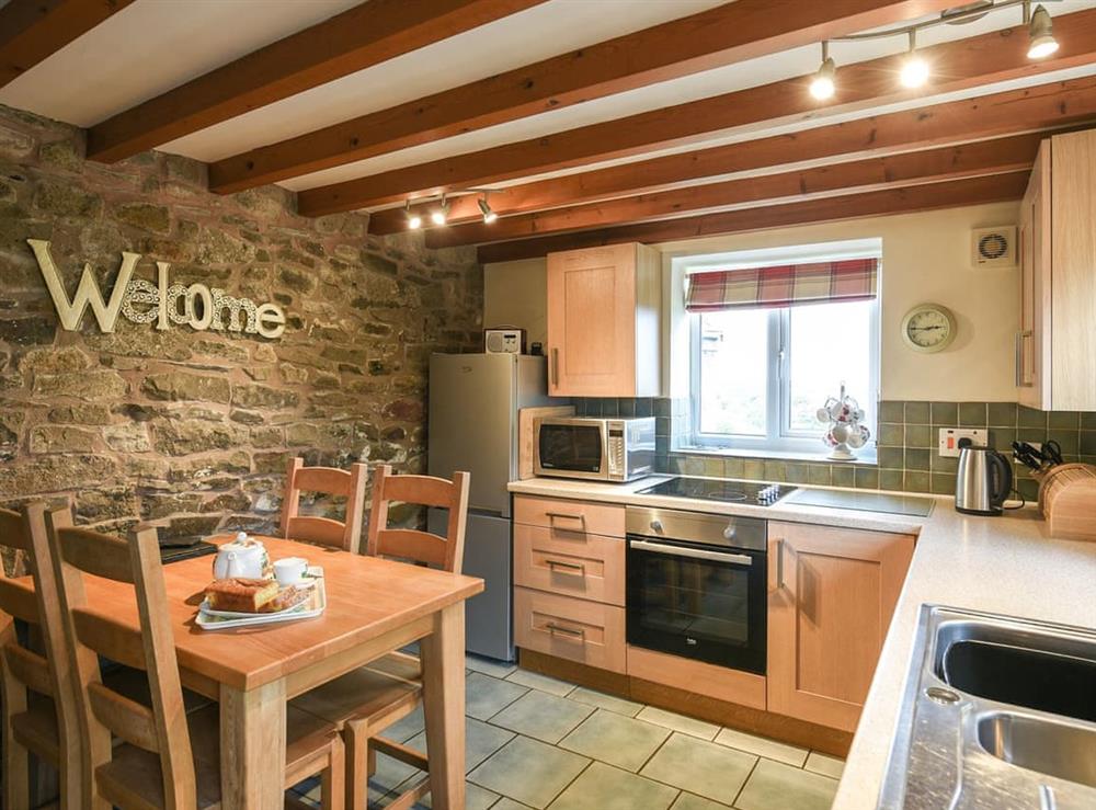 Kitchen at Heron Cottage in Bishops Castle, Shropshire