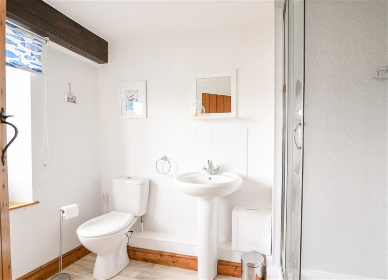This is the bathroom at Heron Cottage, Colyton