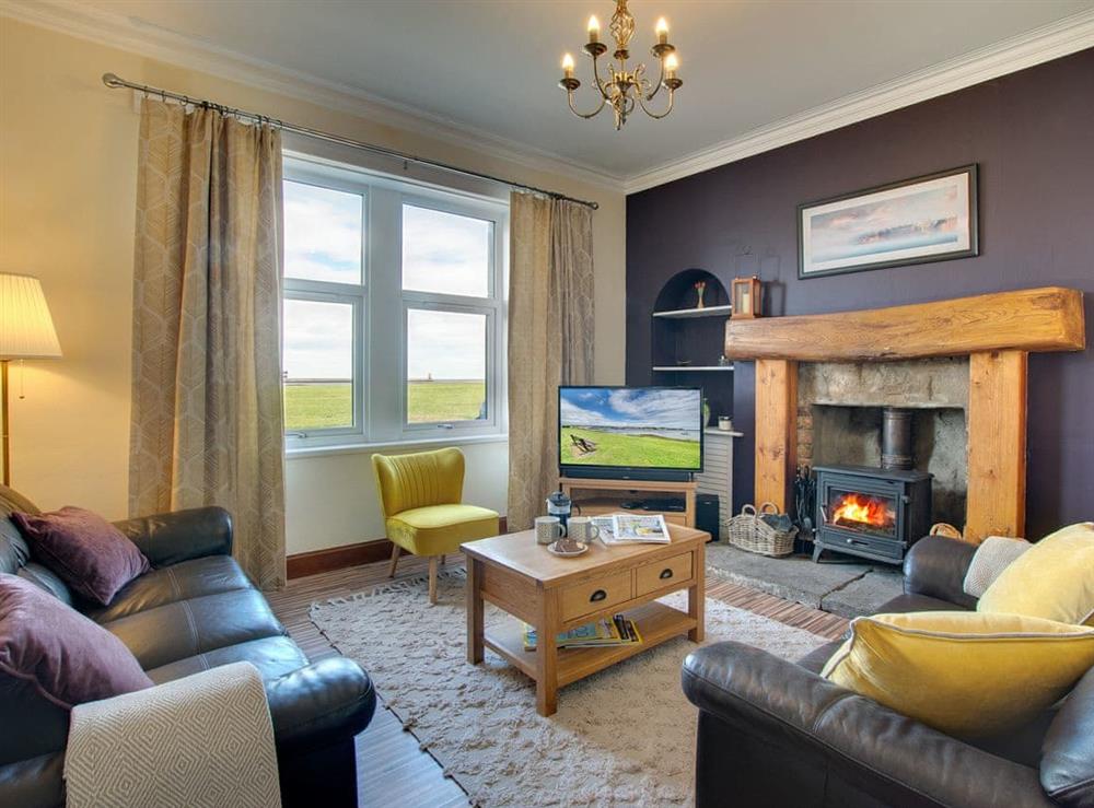 Living room at Heron House in Berwick-upon-Tweed, Northumberland