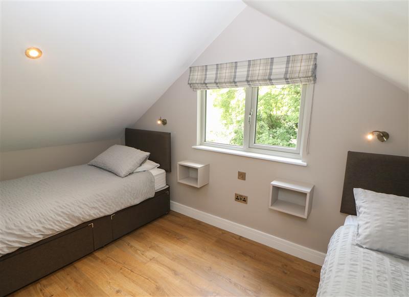 One of the 2 bedrooms at Heron Lodge, Barlow near Dronfield