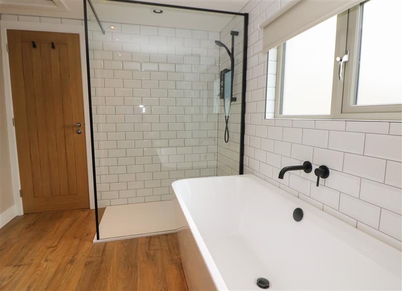 This is the bathroom at Heron Lodge, Barlow near Dronfield