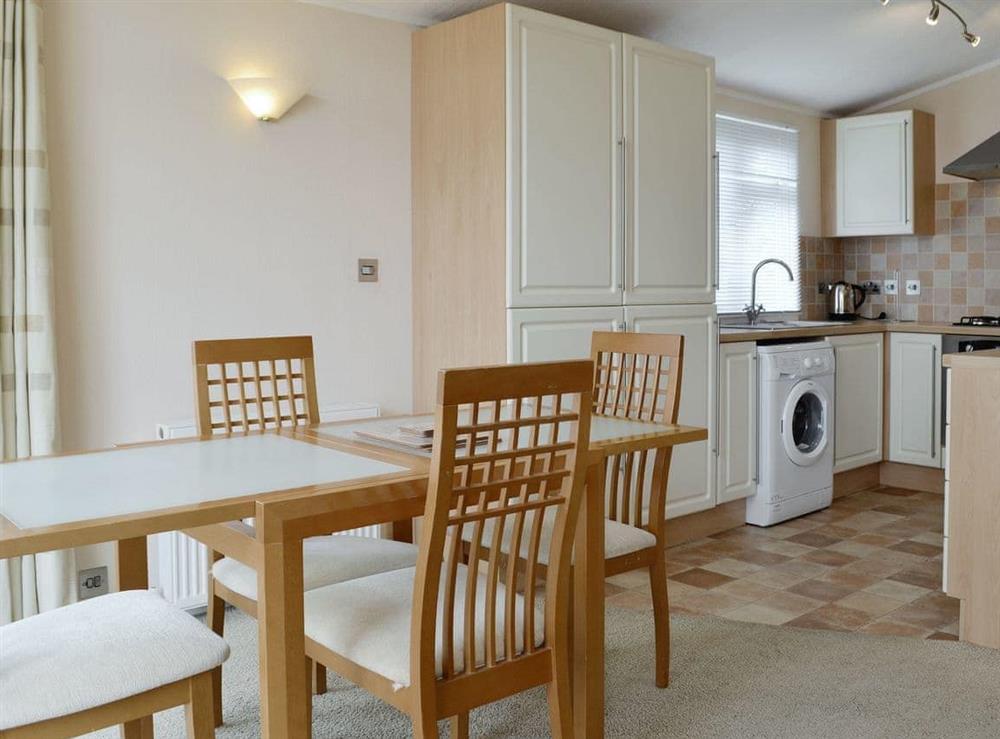 Convenient dining area at Heron Lodge in Hopton-on-Sea, Great Yarmouth, Norfolk