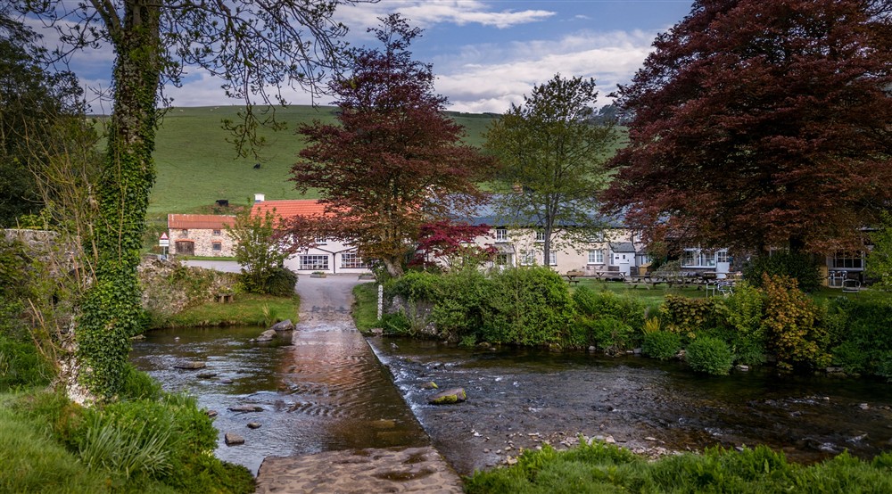 The area surrounding Heron View, Devon at Heron View in Malmsmead, Exmoor