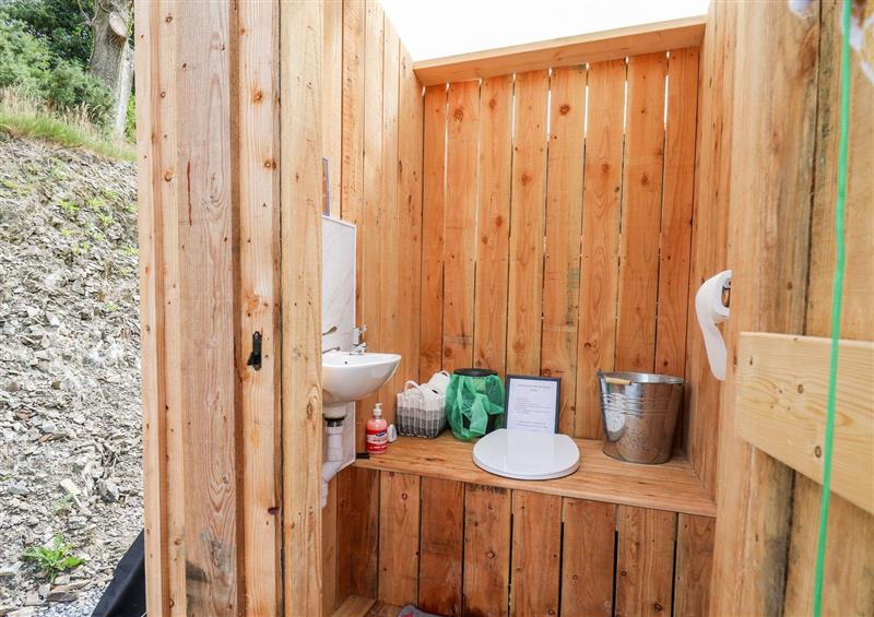 The bathroom at Herons Retreat, Tregroes near Llandysul