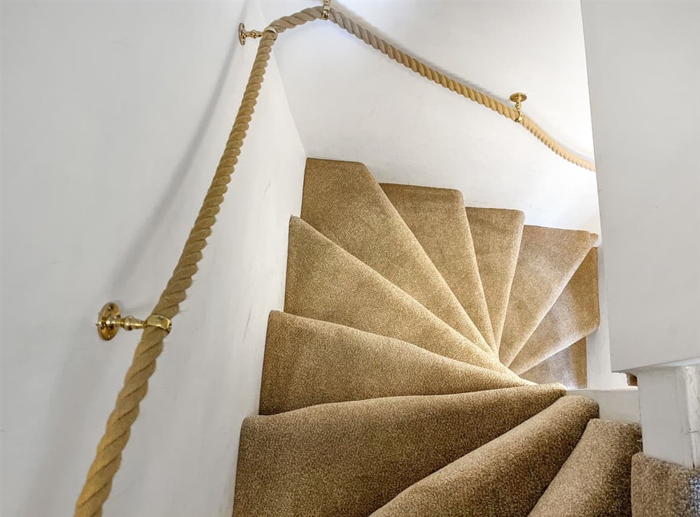 Stairs at Herring Girl House in Scarborough, North Yorkshire