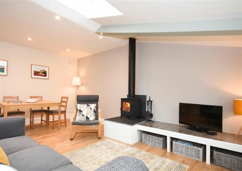 Enjoy the living room at Herringbone Cottage, Seahouses
