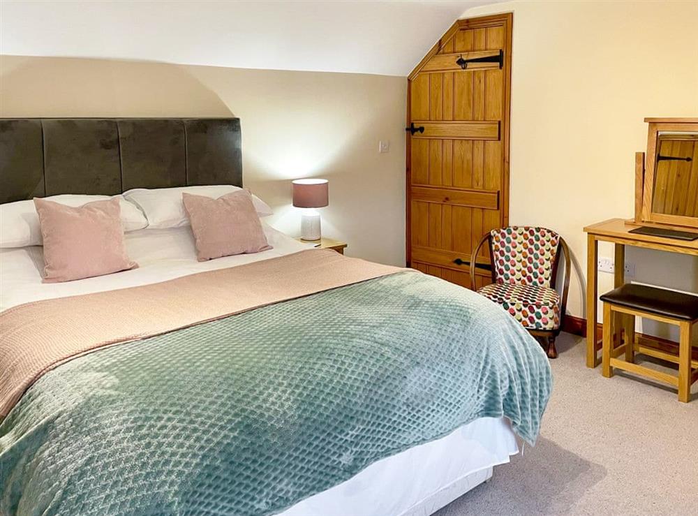 Double bedroom at Herrock View in Knill, near Presteigne, Herefordshire