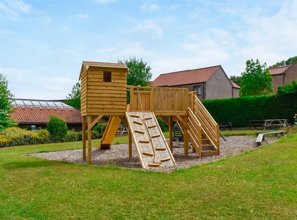 Children’s play area at Hey Ho Cottage in Whitby, North Yorkshire