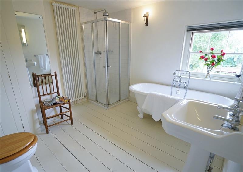This is the bathroom at Hidden Cottage, Aldeburgh, Aldeburgh