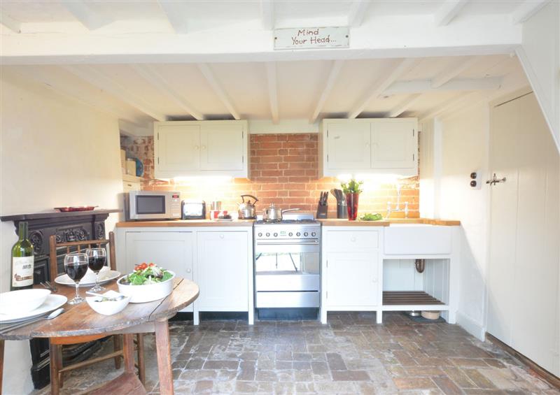 This is the kitchen at Hidden Cottage, Aldeburgh, Aldeburgh