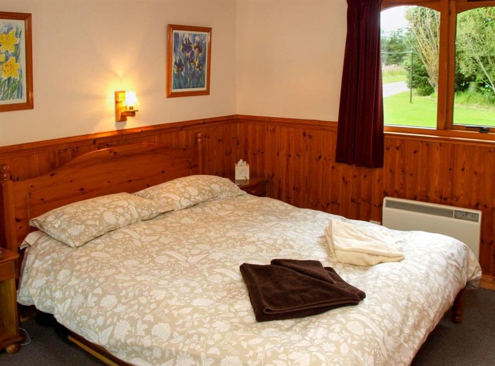 Double bedroom at Treetops Lodge, 