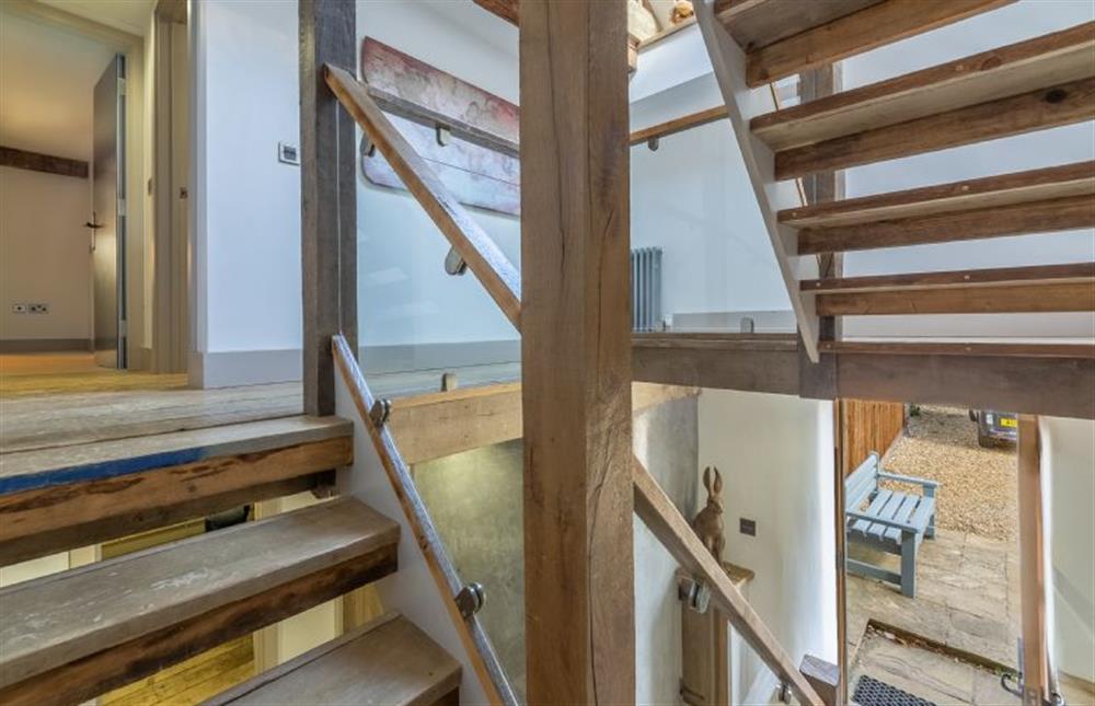 Open wooden stairwells