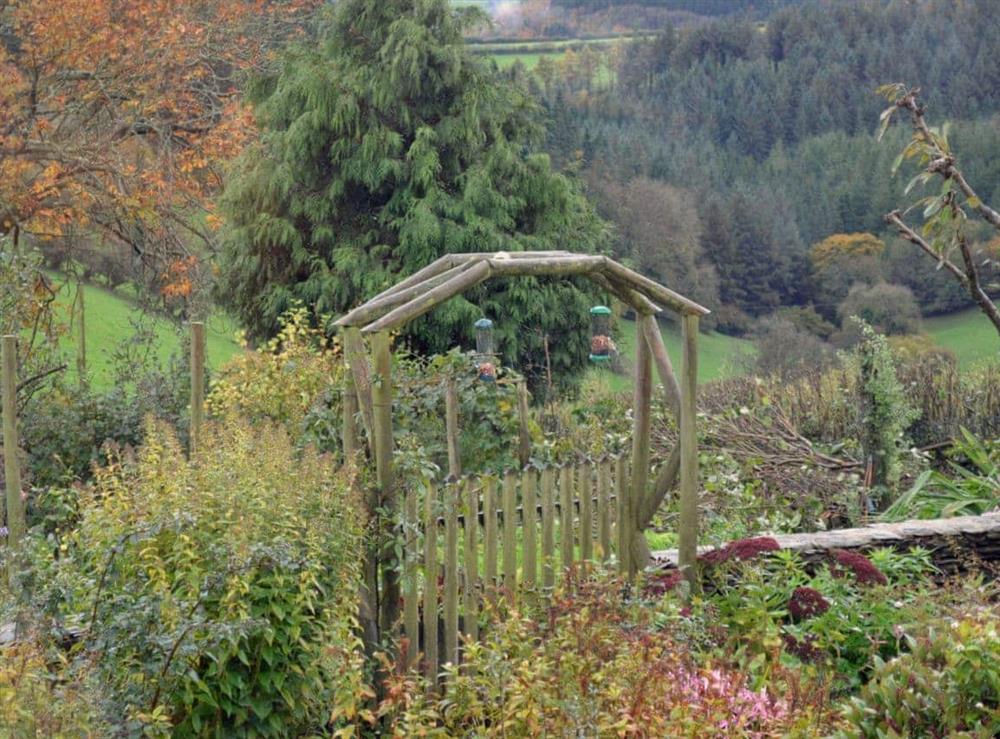 Garden at Hideaway in Brompton Ralph, near Wiveliscombe, Somerset