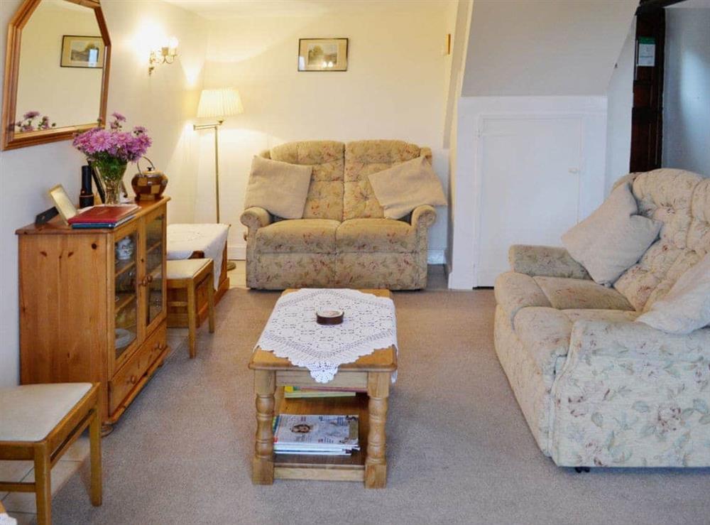 Living room at Hideaway in Brompton Ralph, near Wiveliscombe, Somerset