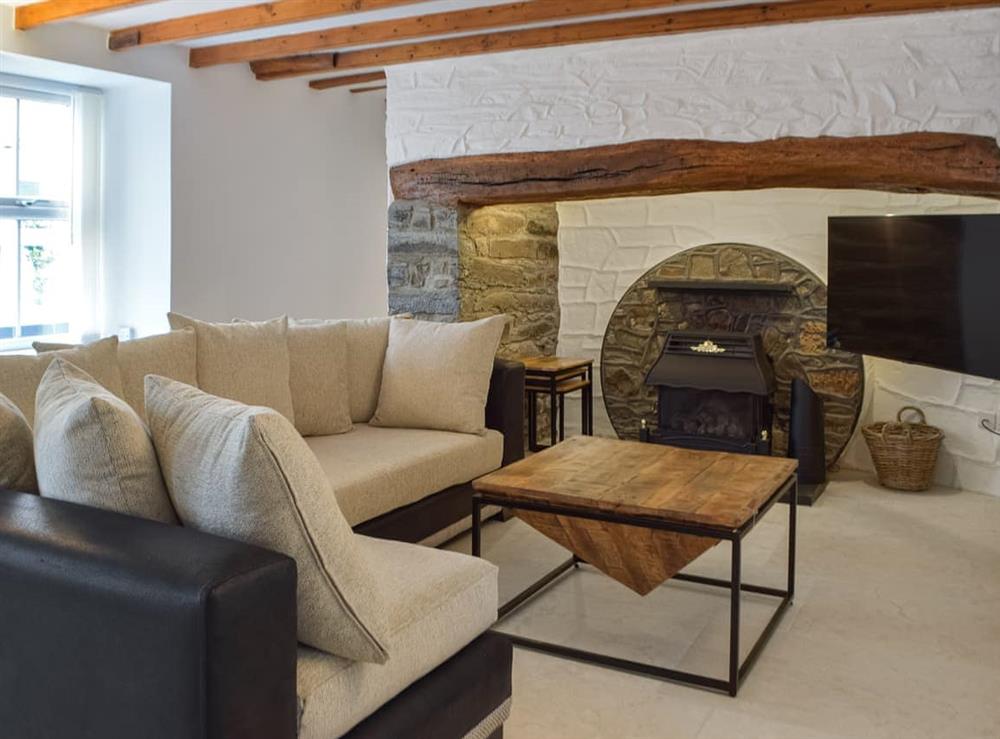 Living area at Hideaway Cottage in Glynarthen, Dyfed