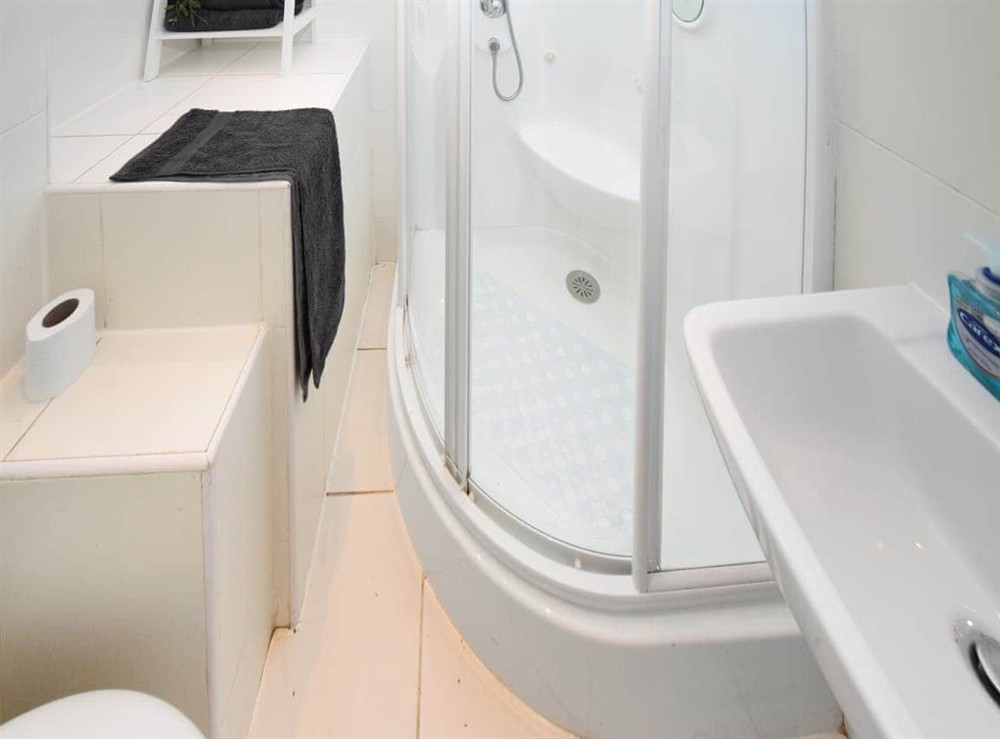 Shower room at Hideaway Cottage in Keswick, Cumbria