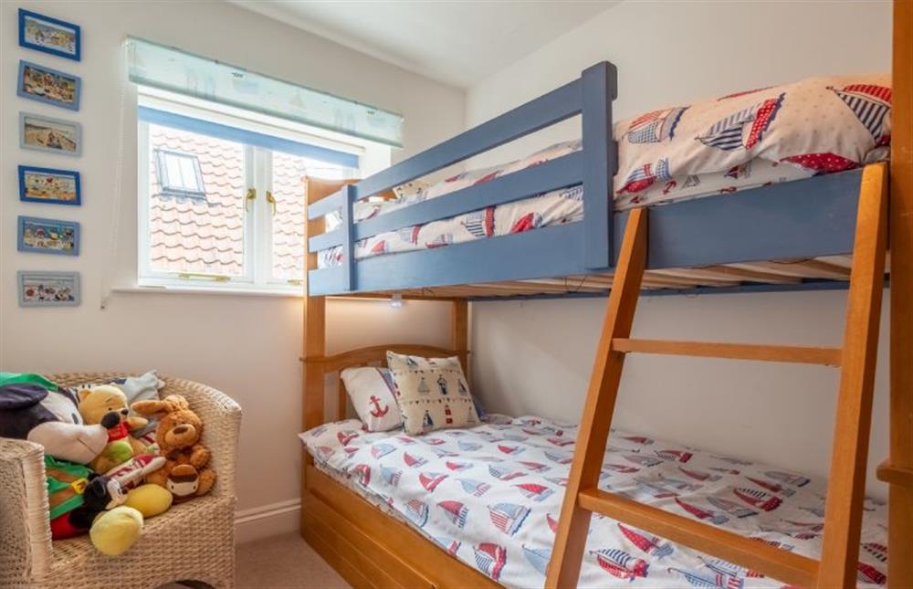 Hideaway House: Bedroom four with 3ft bunk beds at Hideaway House, Wells-next-the-Sea
