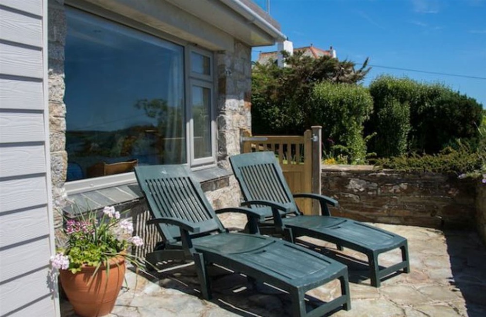 Decking at Hideaway in St Mawes, Cornwall