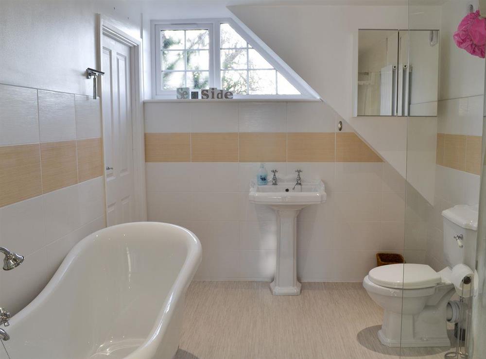 Bathroom with separate shower at Hideaway in Whitstable, Kent