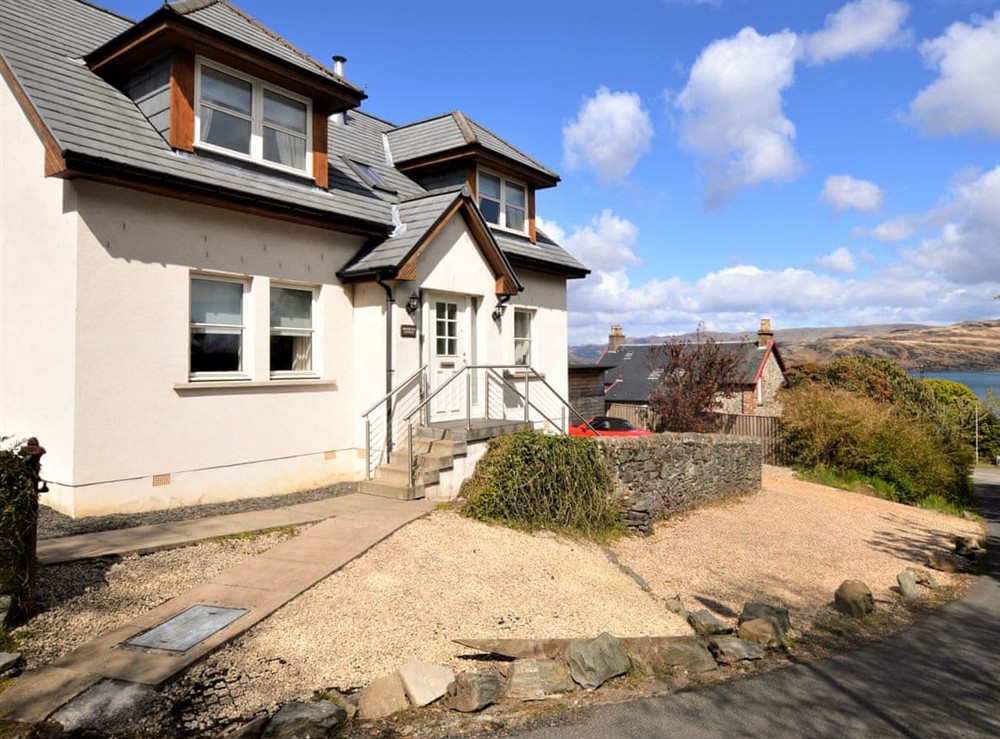 Exterior at High Beach Cottage in Kames, Argyll