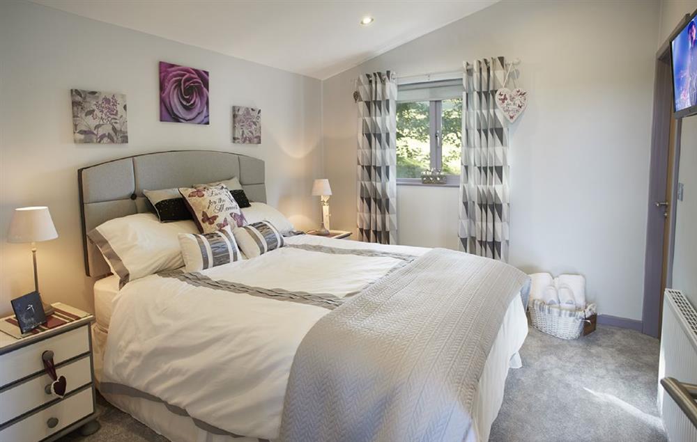 Bedroom with 5’ double bed at High Bridge Haven, Kirkby-in-Furness