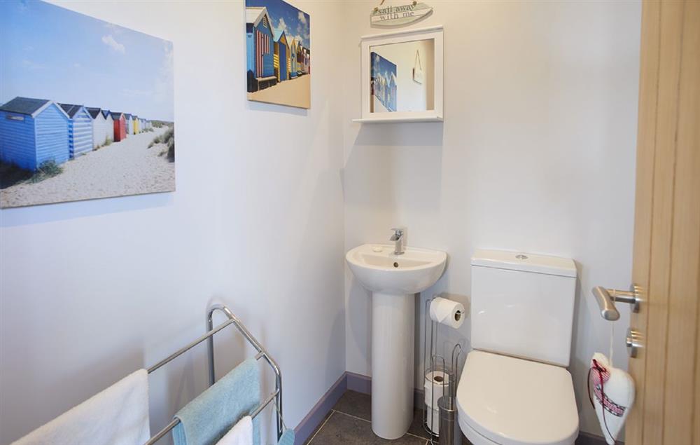 Cloakroom with wc at High Bridge Haven, Kirkby-in-Furness