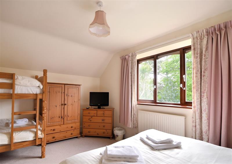 One of the bedrooms at High Cliff Orchard, Lyme Regis