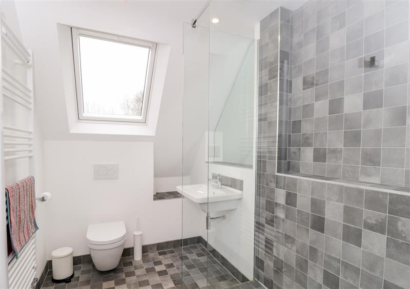 This is the bathroom at High Cogges Farm Holiday Cottages, Witney