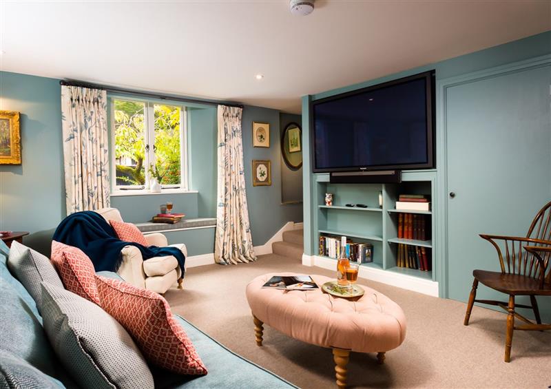 Relax in the living area at High Cunsey Farm, Far Sawrey