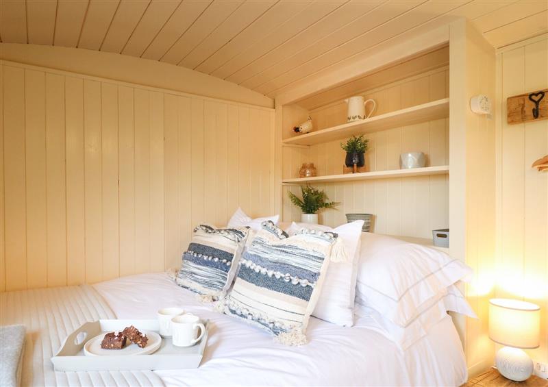 Bedroom at High Grounds Shepherds Hut, Boylestone near Ashbourne