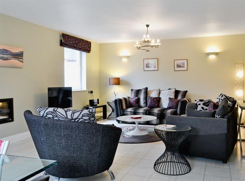 Living room/dining room at High Hill Farm Cottage in Keswick, Cumbria
