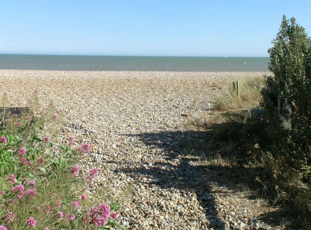 Pevensey Beach at High House Holiday Cottage in Hooe, near Battle, E. Sussex., East Sussex