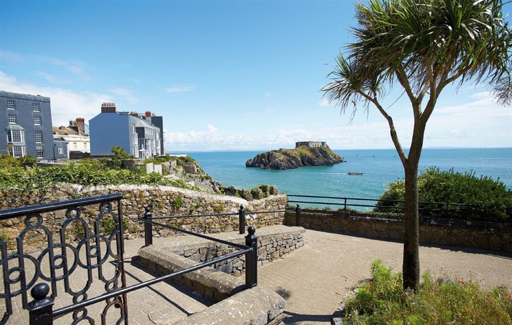 Walk 80 yards out of the house one way to a stunning beach or the other way into the town centre at High House (Sleeping 10), Tenby