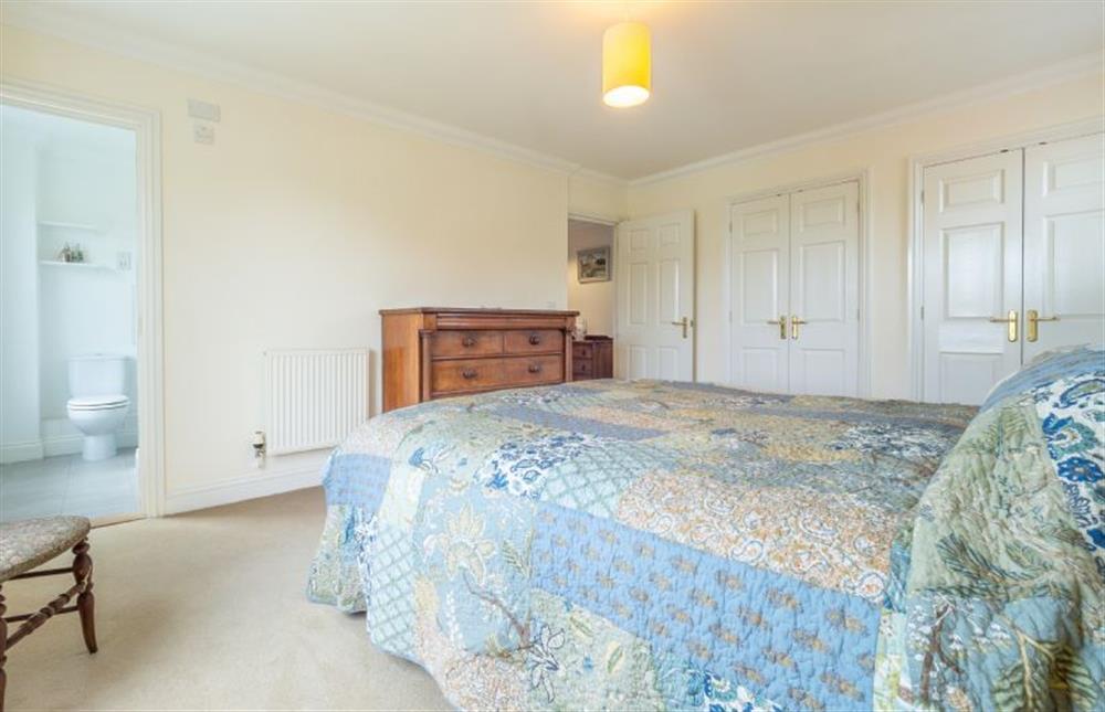 Master bedroom with en-suite shower room at High House, Wrentham